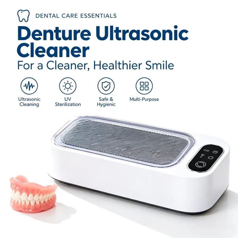 Denture Ultrasonic Cleaner for Deep Cleaning