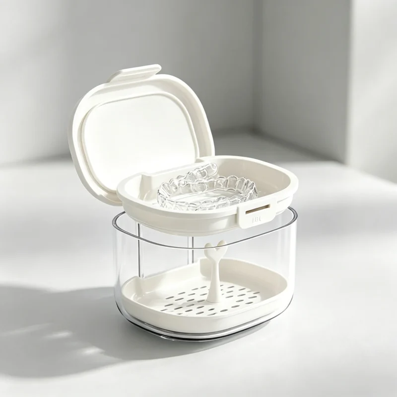 Portable Premium Denture Cleaning Case