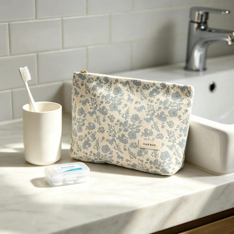 Portable Denture Care Storage Pouch